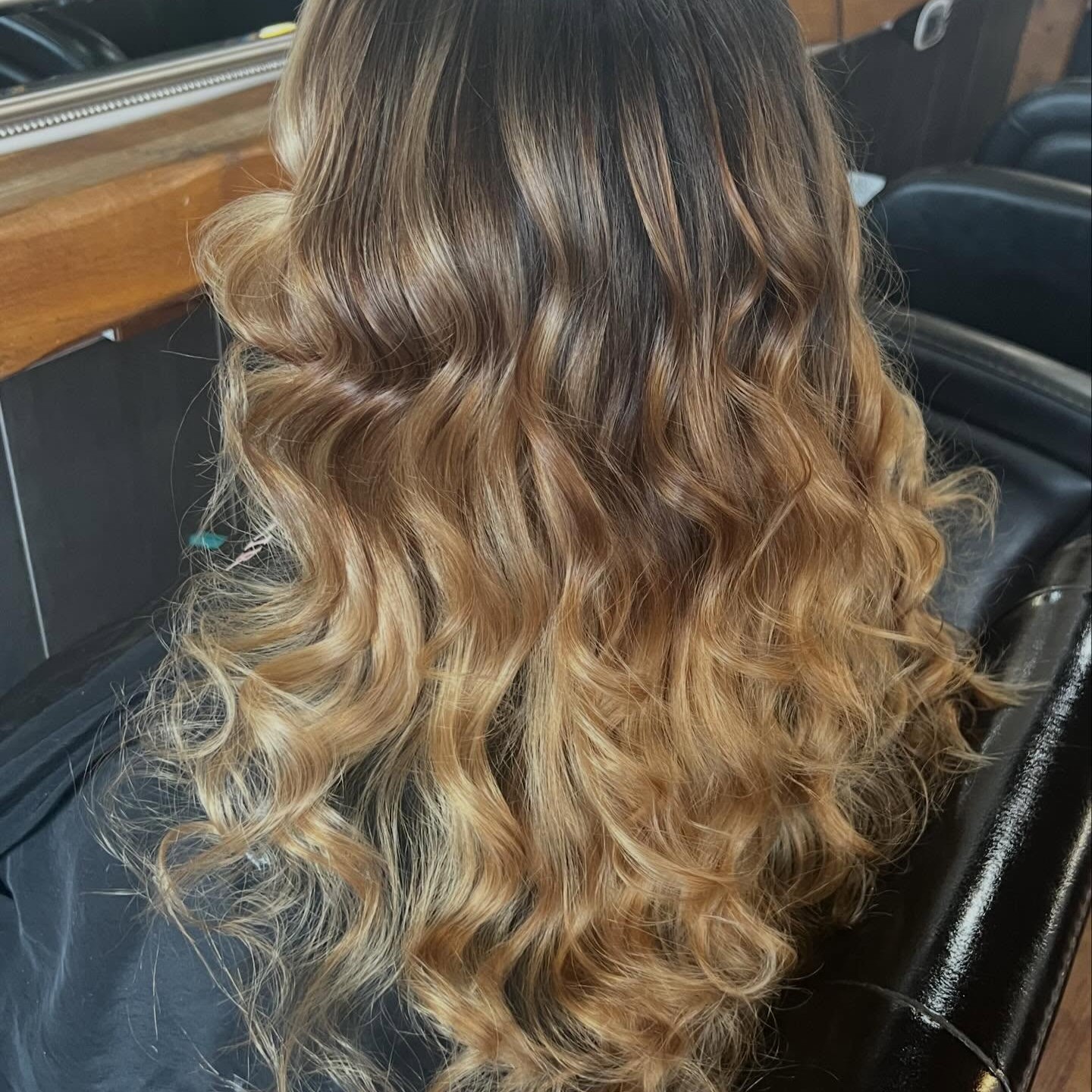 Box-dye correction — from dark box dye to soft dimensional blonde